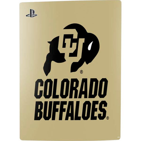 University of Colorado CU Collegiate Text PS5 Digital Edition Console Skin